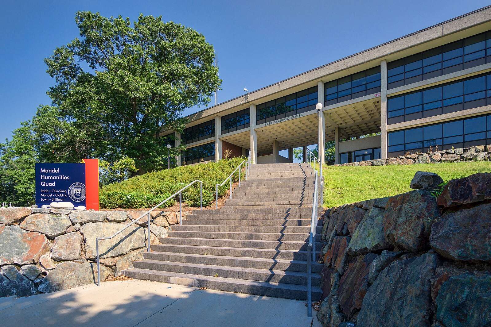 The Rabb Graduate Center is featured at Brandeis University.