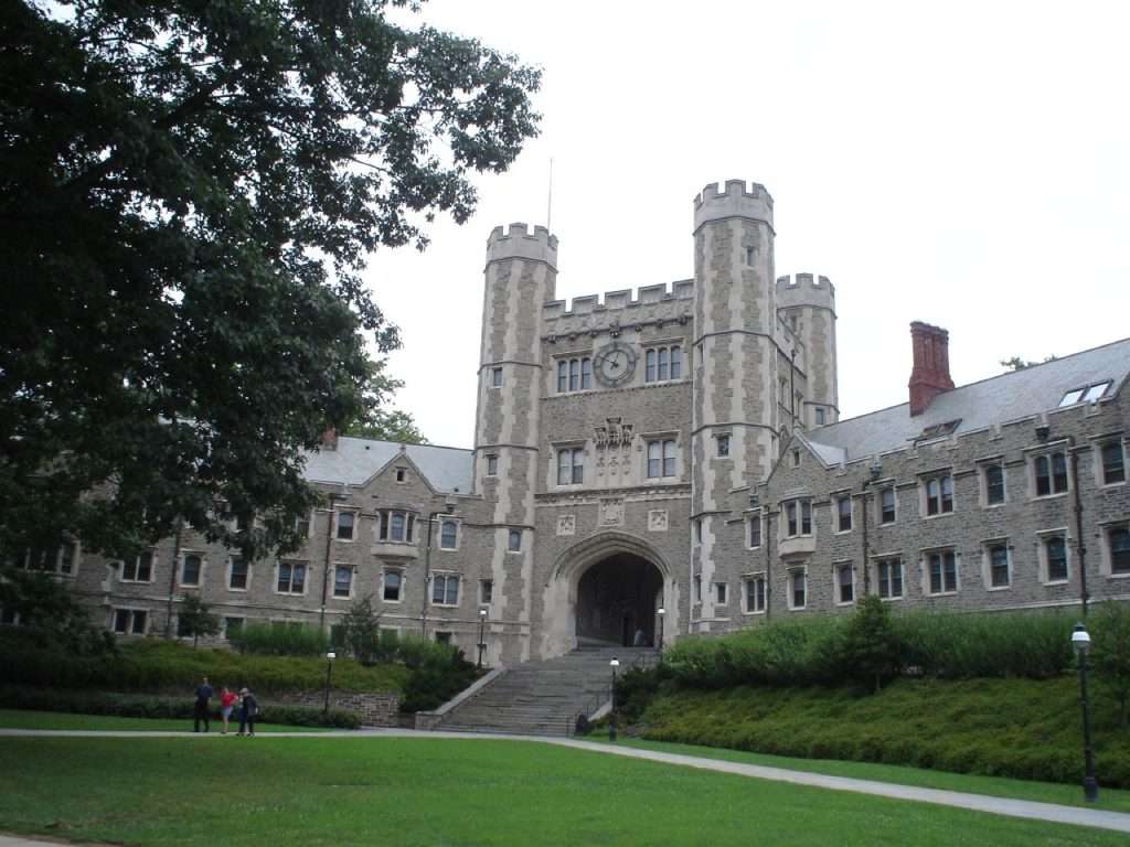 Mathey College’s Blair Arch is featured at Princeton University.