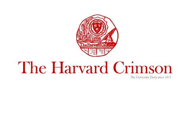 The Harvard Crimson is featured.