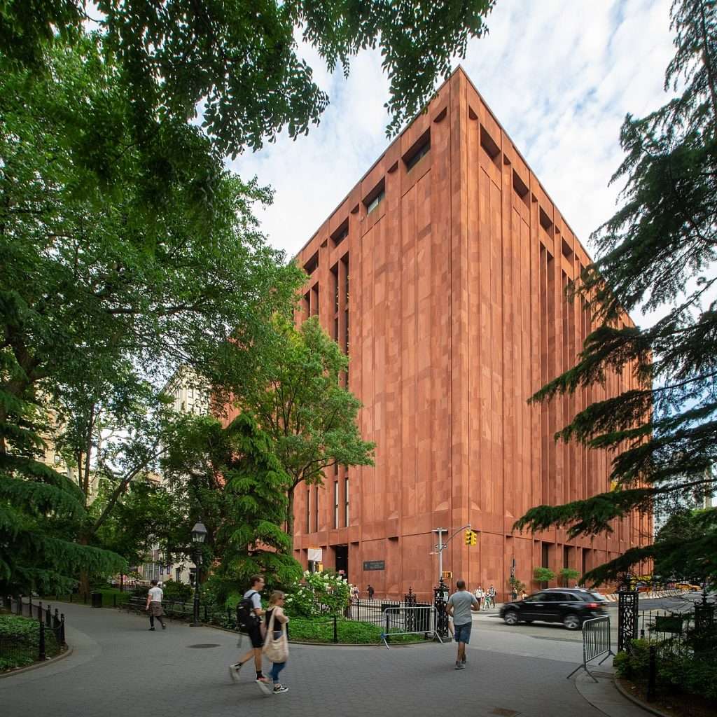 Bobst Library is featured at New York University.