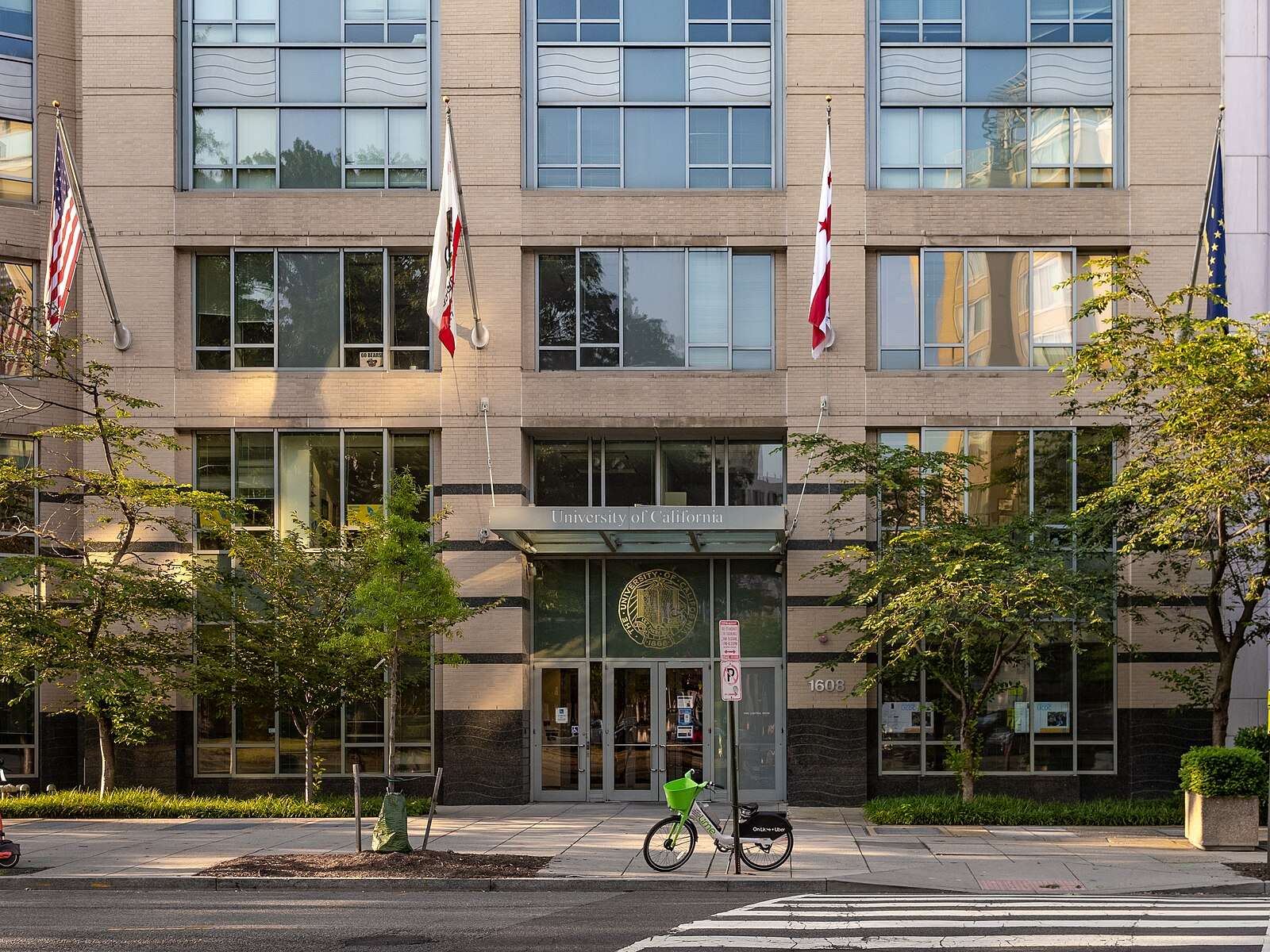 The University of California, Washington Center is featured.