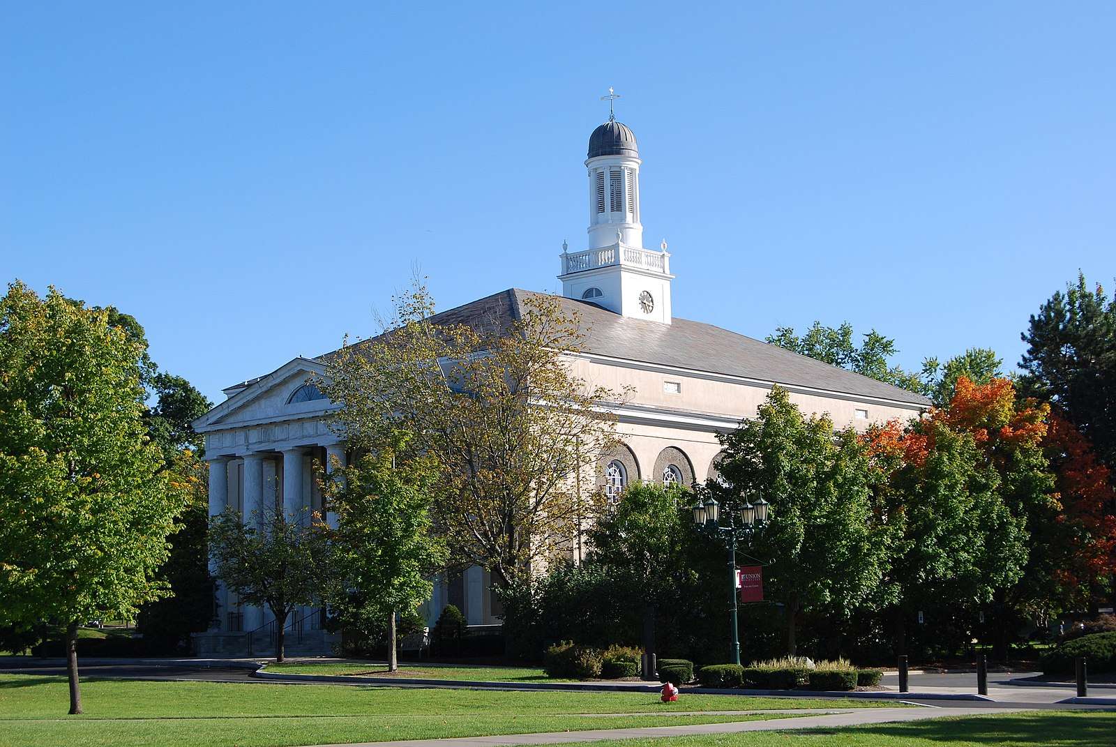 Memorial Chapel is featured at Union College.