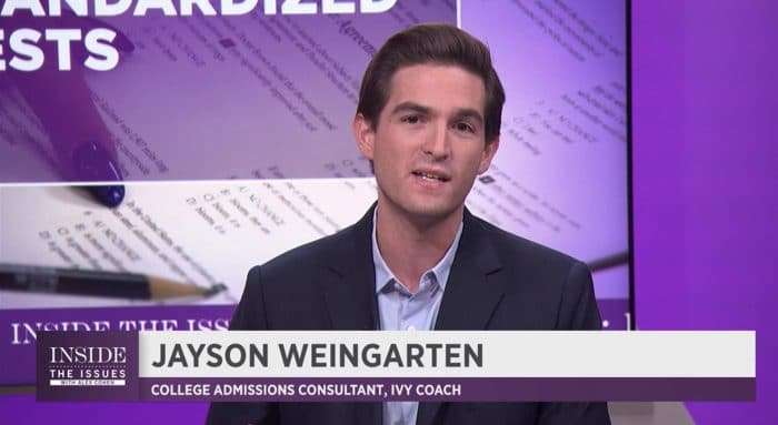 A headshot of former University of Pennsylvania admissions officer, Jayson Weingarten of Ivy Coach.